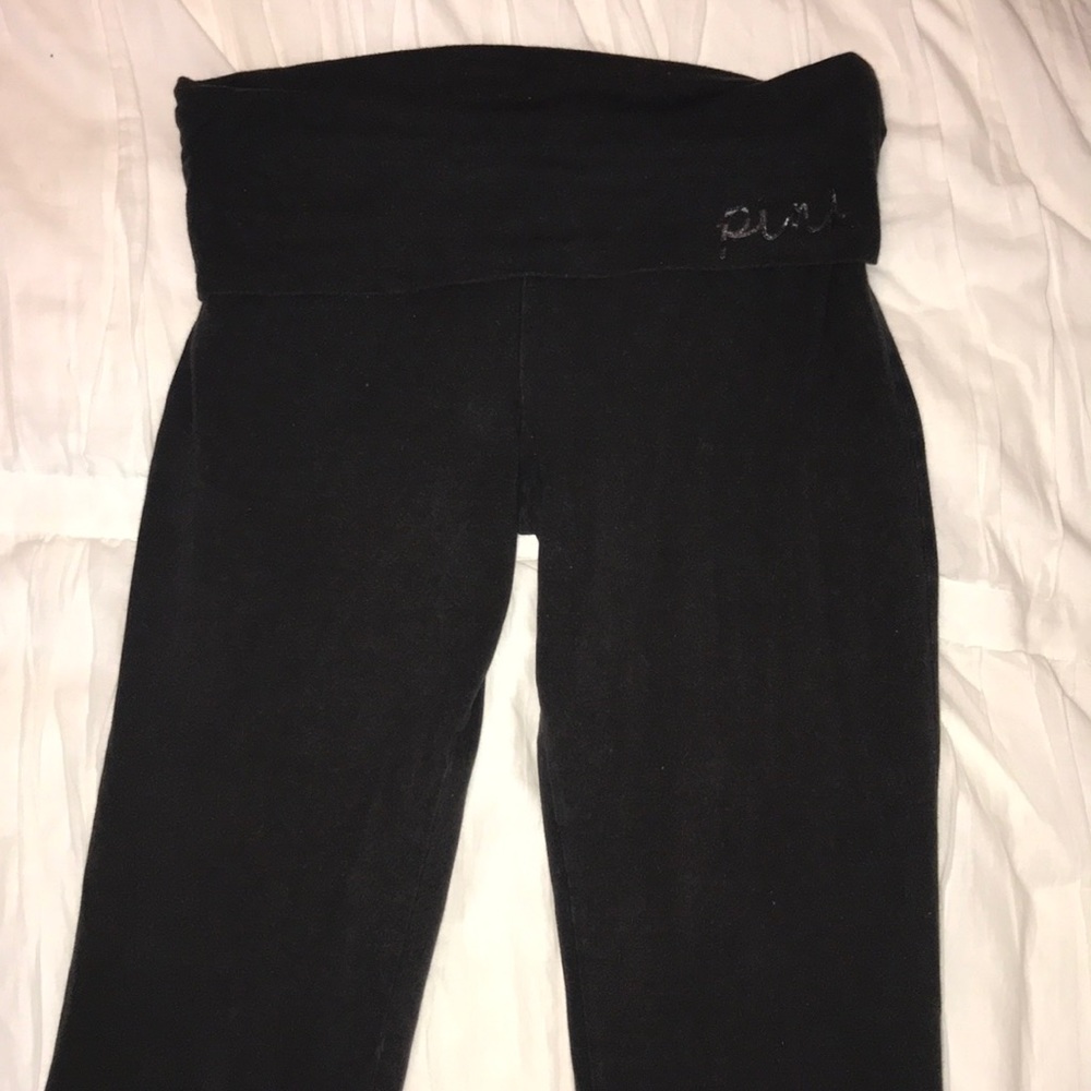 VS Pink black yoga pants
